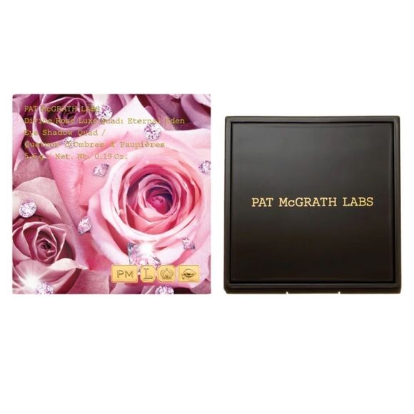 Pat McGrath Labs Divine Rose Luxe Quad four radiant shades transform your eyes - Picture 3 of 6